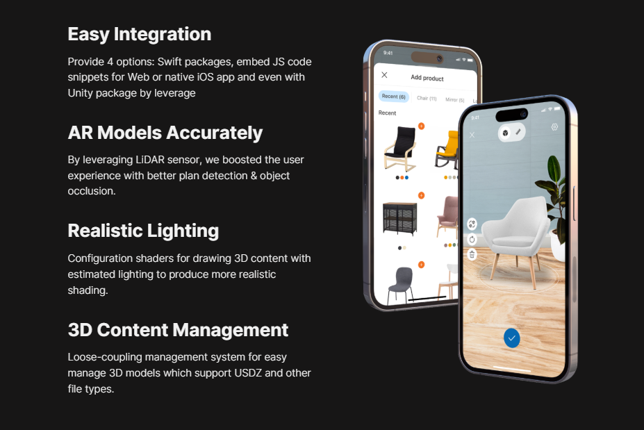 AR Try-Out iOS App